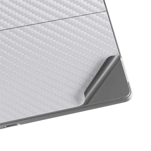 White Carbon Fiber Specialty Texture Material Surface Pro 8 Skin